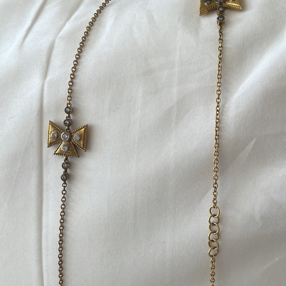 Freida Rothman long station necklace!  Classic and timeless accessory! - Picture 5 of 8